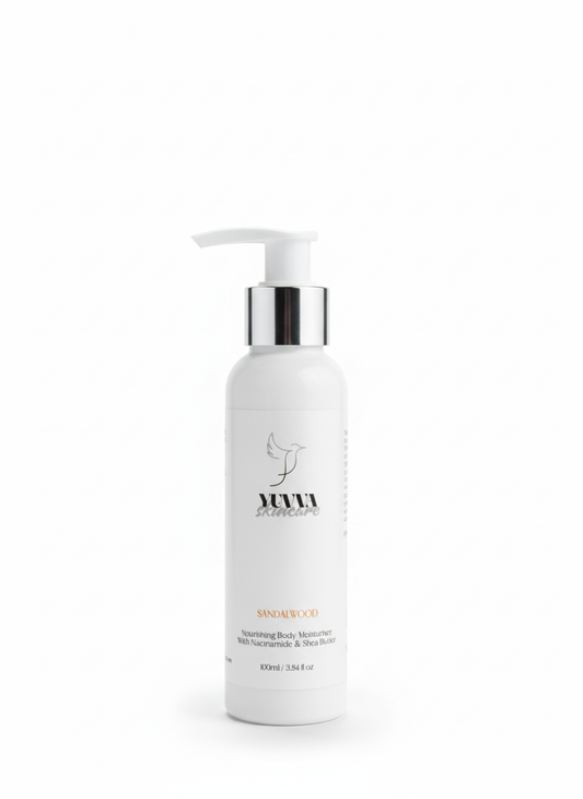 Nourishing Body Moisturiser with Niacinamide & Shea Butter | Sandalwood | 100ml