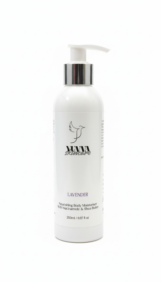 Nourishing Body Moisturiser with Niacinamide & Shea Butter | Lavender | 200ml