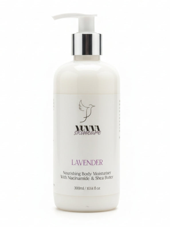 Nourishing Body Moisturiser with Niacinamide & Shea Butter | Lavender | 300ml