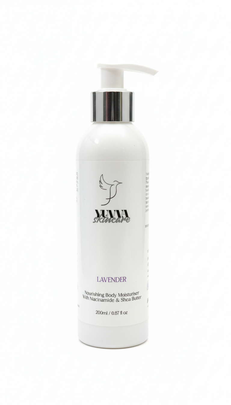 Nourishing Body Moisturiser with Niacinamide & Shea Butter | Lavender | 200ml